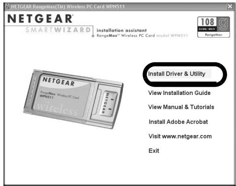 NETGEAR WPN511 - Installation du logiciel WPN511 - 1