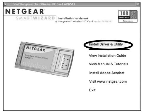 NETGEAR WPN511 - Installation du logiciel WPN511 - 1