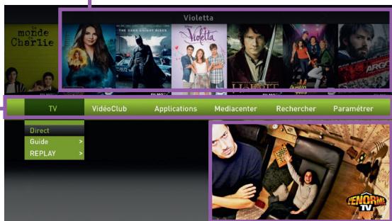 NETGEAR STB1100 TEVOLUTION - En haut de l'écran : - 1