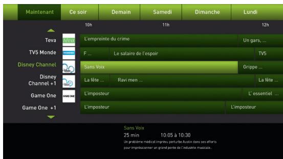 NETGEAR STB1100 TEVOLUTION - Consulter le GUIDE des programmes (EPG) - 1