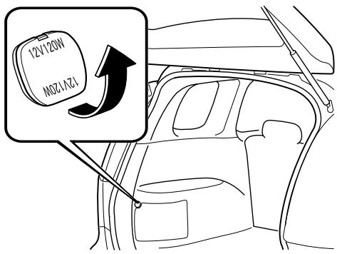 MAZDA 5 - Prise pour accessoires - 2