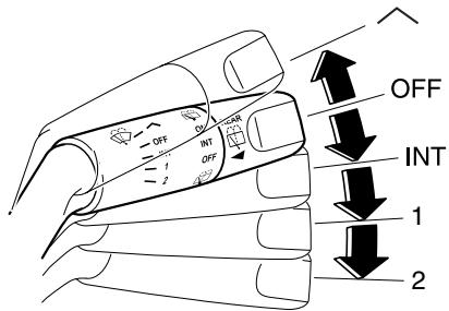 MAZDA 5 - Essue-glace de pare-brise Type A (avec position INT) - 1