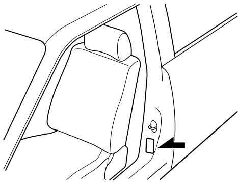 MAZDA 5 - Etiquette de pressions de gonflage des pneus - 1