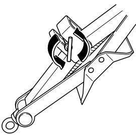 MAZDA 5 - Pour retirer le cric - 2