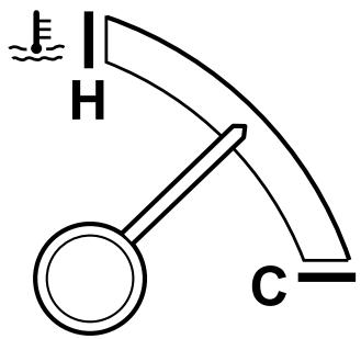 MAZDA 5 - Jauge de température du liquide de refroidissement du moteur - 1