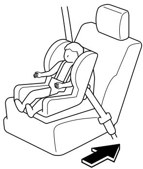 MAZDA 5 - Installation du système de dispositif de sécurité pour enfants sur le siège du passager avant - 1