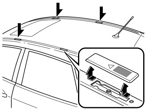 MAZDA 5 - Points de fixation de portebagages - 1