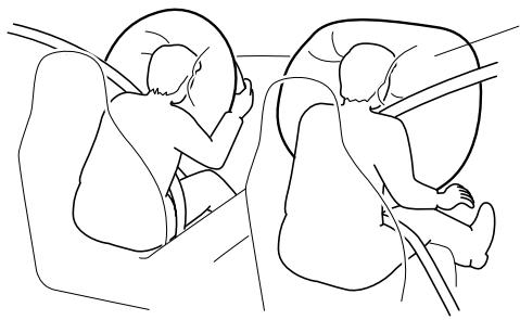 MAZDA 5 - Fonctionnement des coussins d'air avant - 1