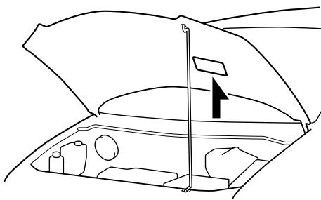 MAZDA 5 - Etiquette d'informations du système antipollution du vehicule - 1