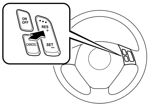 MAZDA 5 - Pour augmenter la vitesse de croisière - 1