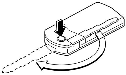 MAZDA 5 - Méthode d'extension/escamotage de la clé (Type clé escamtable) - 1