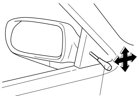 MAZDA 3 - Rétroviseur à commande manuelle - 1