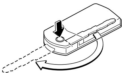 MAZDA 3 - Méthode d'extension/escamotage de la clé (Clé de type escamtable) - 1