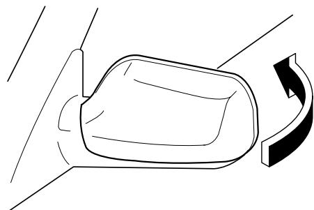 MAZDA 3 - Rétroviseur repliable - 1