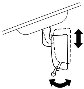 MAZDA 3 - Réglage du rétroviseur interieur - 1