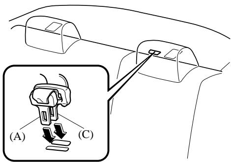 MAZDA 3 - portes (Derrière l'appuie-tête du côte gauche) - 1