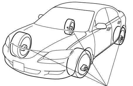 MAZDA 3 - Système de surveillance de pression des pneus* - 1