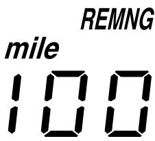 MAZDA 3 - Mode de distance restante - 1