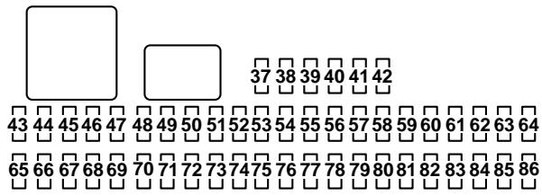 MAZDA 3 - Porte-fusibles (Côté passager) - 1