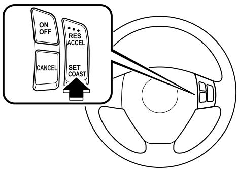 MAZDA 3 - Pour diminuier la vitesse de croisière - 1