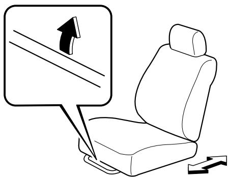 MAZDA 3 - Ne régler le siège du conducteur que lorsque le vehicule est à l'arrêt: - 1