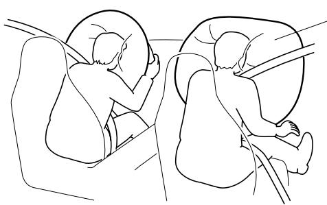 MAZDA 3 - Fonctionnement des coussins d'air avant - 1