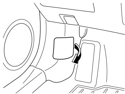 MAZDA 6 2008 - Remplacement des fusibles sur le panneau de base du côte conducteur - 1