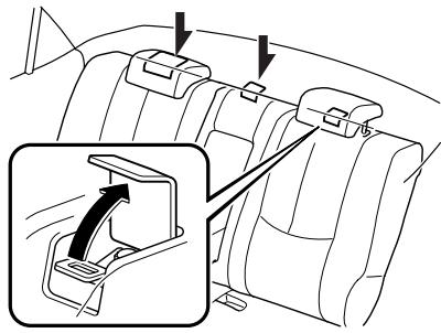 MAZDA 6 2008 - Emplacement du support d'ancrage - 1