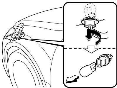 MAZDA 6 2008 - Clignotants avant/Feux de stationnement - 2