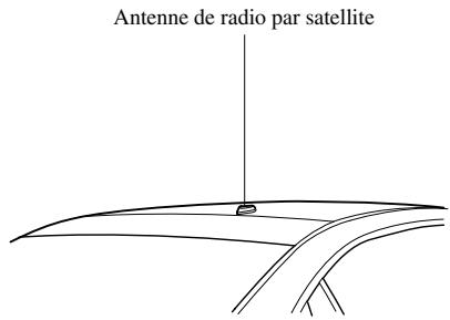 MAZDA 6 2008 - Antenne de radio par satellite - 1
