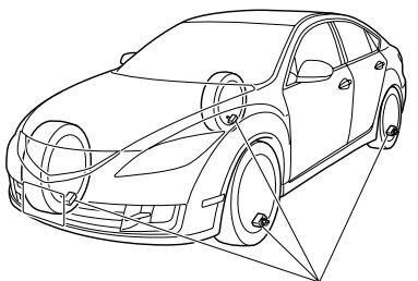 MAZDA 6 2008 - Système de surveillance de pression des pneus* - 1