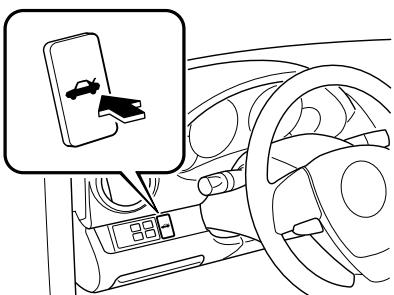 MAZDA 6 2008 - Ouverture du couvercle du coffre à l'aide du bouton de déverrouillage à distance - 1