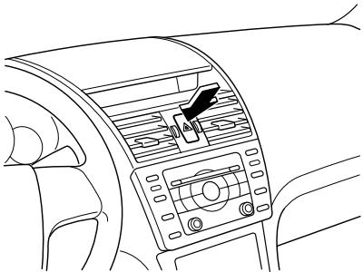 MAZDA 6 2008 - Stationnement en cas d'urgence - 1