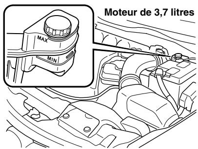 MAZDA 6 2008 - Vérification du niveau de liquide de frein/embrayage - 2