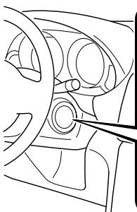 MAZDA 6 2008 - Démarrage du moteur en utilisant de la clé auxiliaire - 1