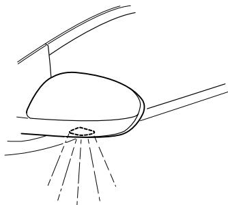 MAZDA 6 2008 - Lumière d'éclairage du sol* - 1