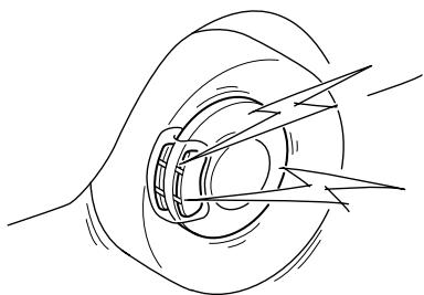 MAZDA 6 2008 - Indicateur d'usure des plaquettes - 1