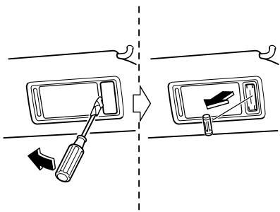 MAZDA 6 2008 - Eclairages de miroir de pare-soileil - 1