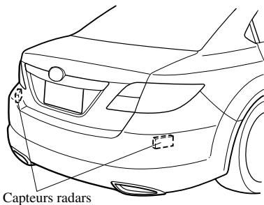 MAZDA 6 2008 - Entretien des capteurs radars - 1