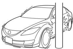 MAZDA 6 2008 - Limits de déploiement des coussins d'air latéraux et des rideaux de sécurité gonflables - 2
