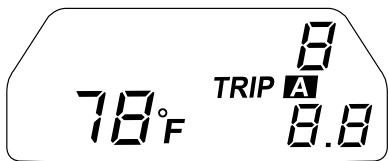 MAZDA 6 2008 - Affichage de la température extérieure - 1