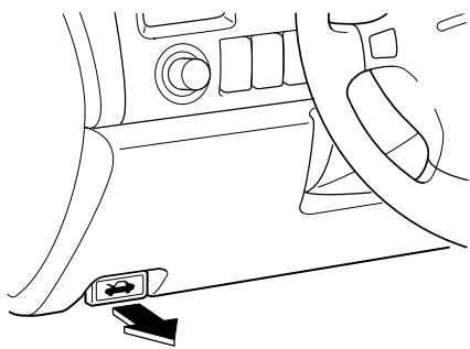 MAZDA 626 2001 - Ouverture du capot - 1