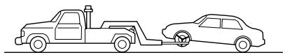 MAZDA 626 2001 - Description du remorquage - 1