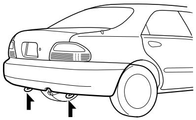 MAZDA 626 2001 - Crochets d'immobilisation arrête - 1