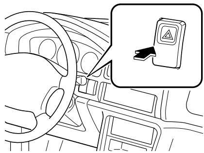 MAZDA 626 2001 - Feux de détresse - 1