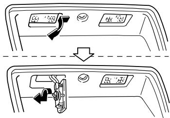 MAZDA 626 2001 - Accès aux ampoules arrêté - 5