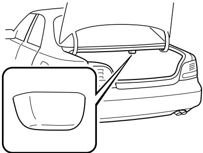 MAZDA 626 2001 - Eclairage du coffre - 1