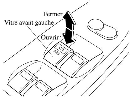 MAZDA 626 2001 - Fonctionnement de la vitre électrique côte conducteur - 1
