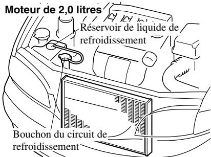 MAZDA 626 2001 - Si, ni du liquide de refroidissement, ni de la vapeur ne s'échappe: - 1