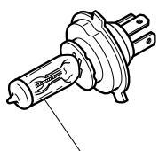 MAZDA 626 2001 - Manipulation des ampoules halogenes: - 1